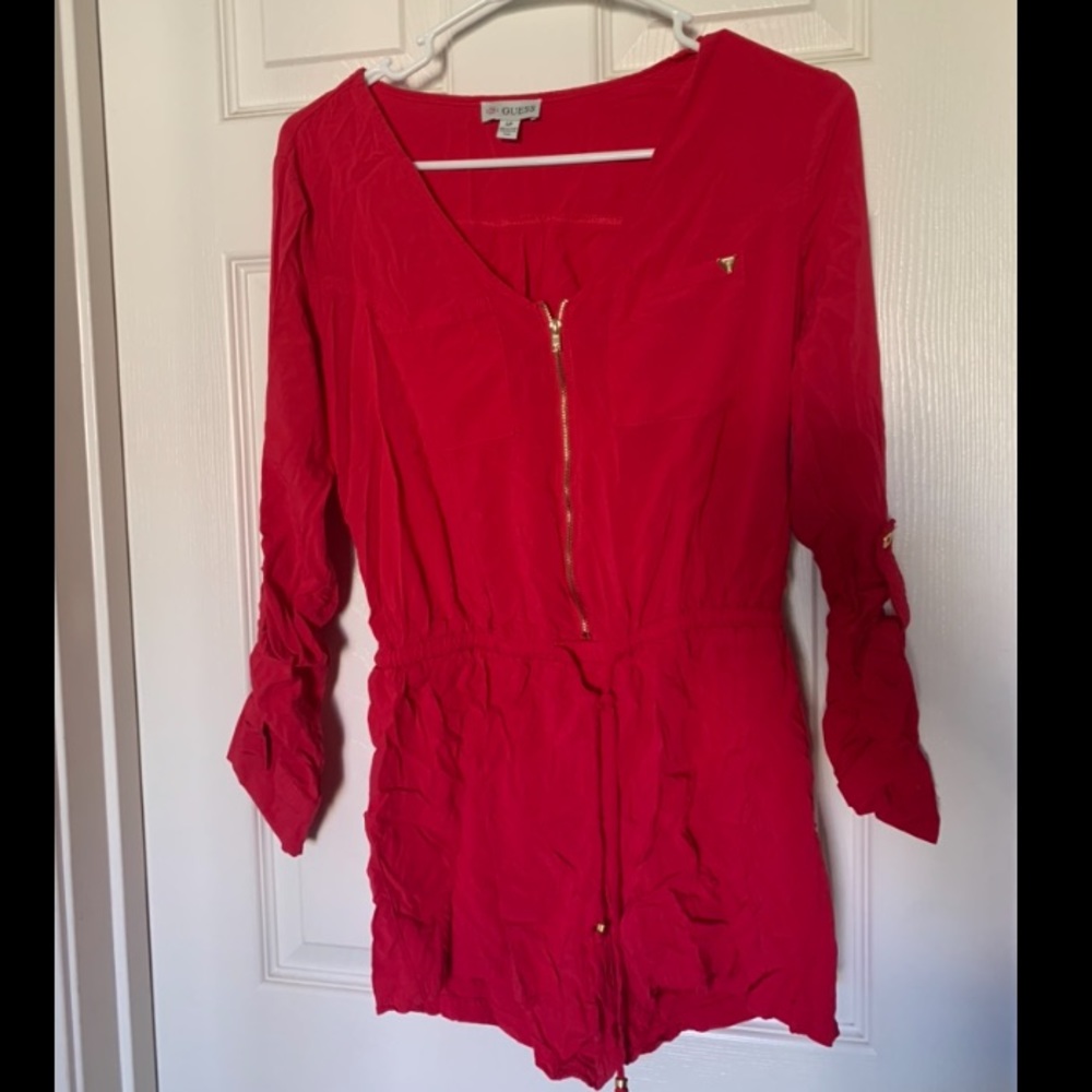 ADORABLE red GUESS jumpsuit